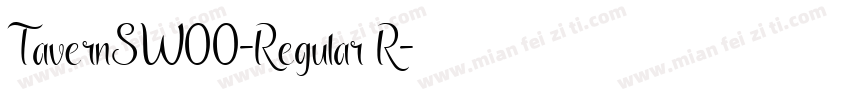 TavernSW00-Regular R字体转换